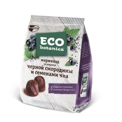 Мармелад, Eco-botanica (Эко-ботаника) 200 г со вкусом черной смородины и семенами чиа