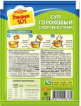 Суп, Русский продукт 65 г Бакалея 101 гороховый с копченостями пакет