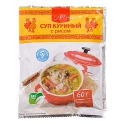 Суп, АВС 60 г куриный с рисом